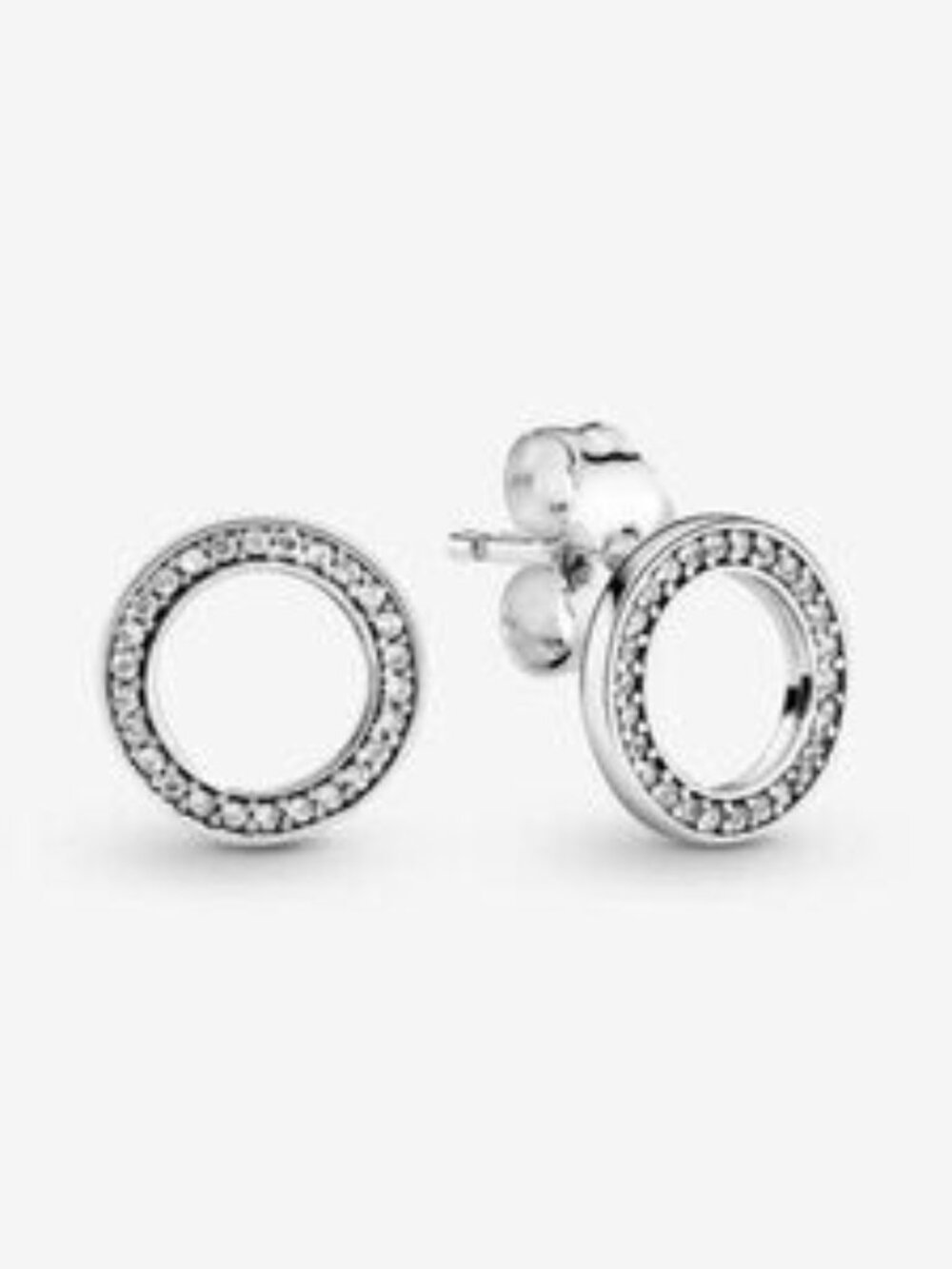Pandora Sparkling Circle Stud Earrings